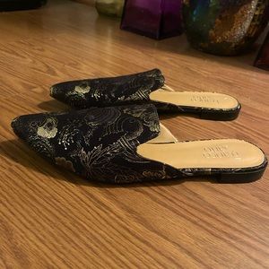 Franco Sarto Floral Design Mules